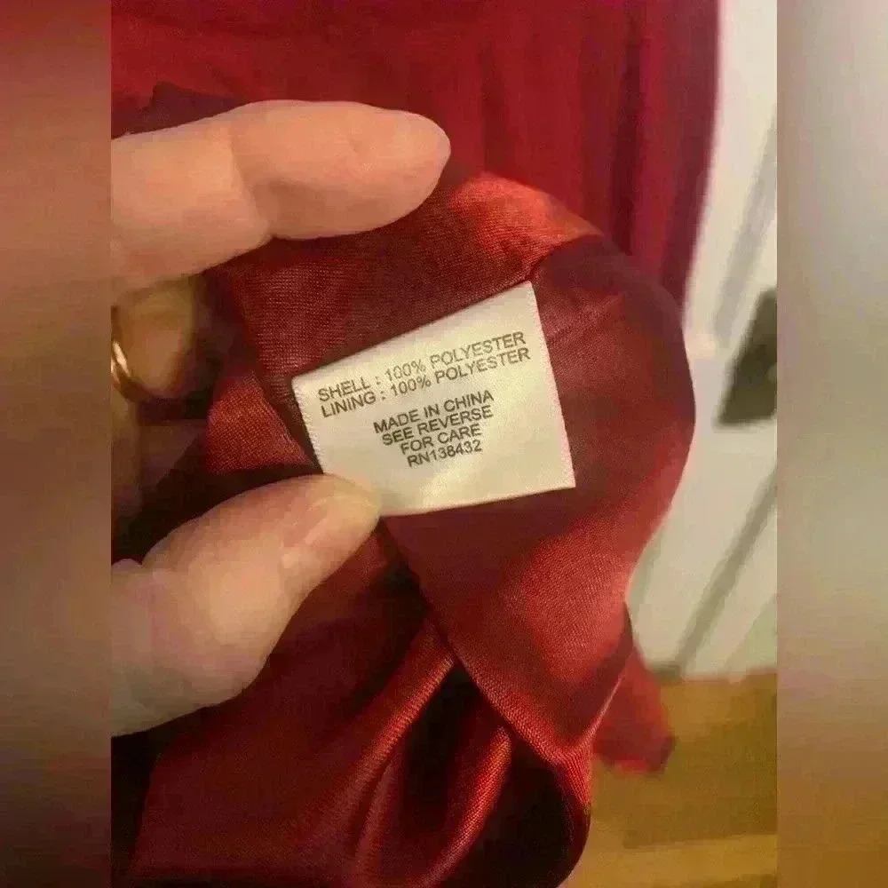 ModCloth Geode Red Pleated Dress, Womens Size XL - Picture 14 of 15